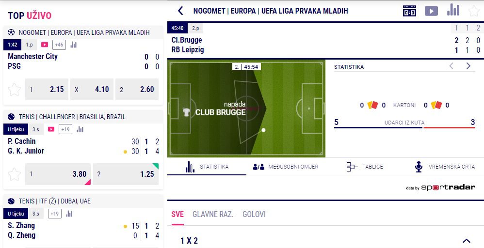 Favbet klađenje uživo