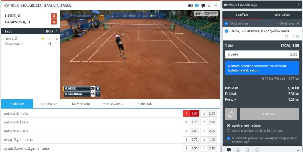 Supersport klađenje uživo