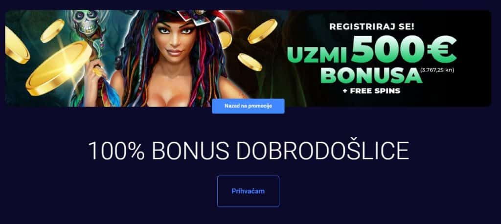 Admiral bonus dobrodošlice