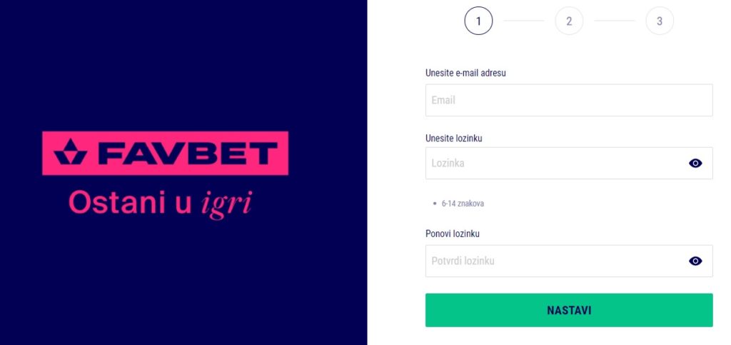 Favbet registracija