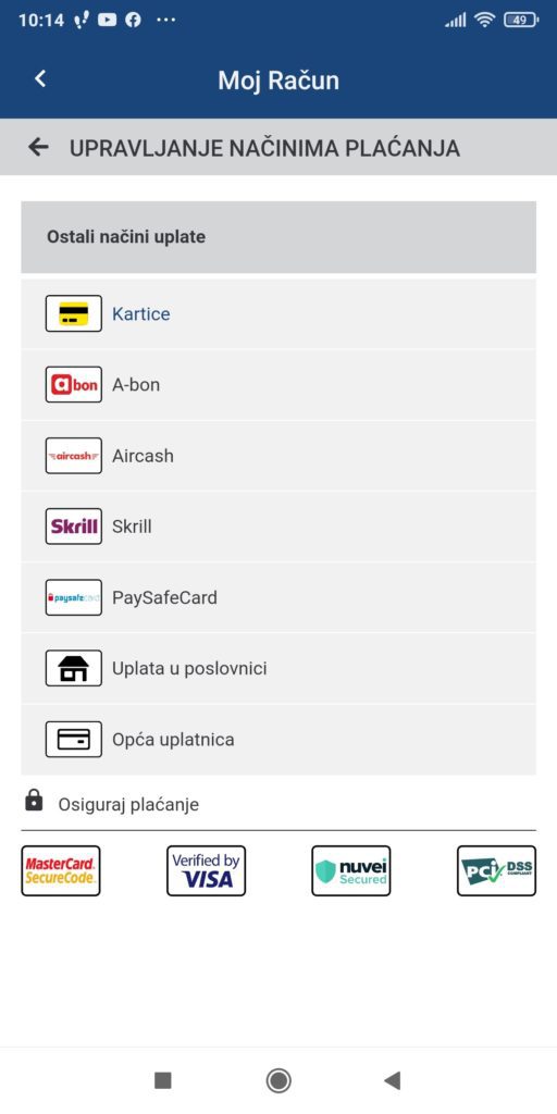 PSK metode mobilnog plaćanja