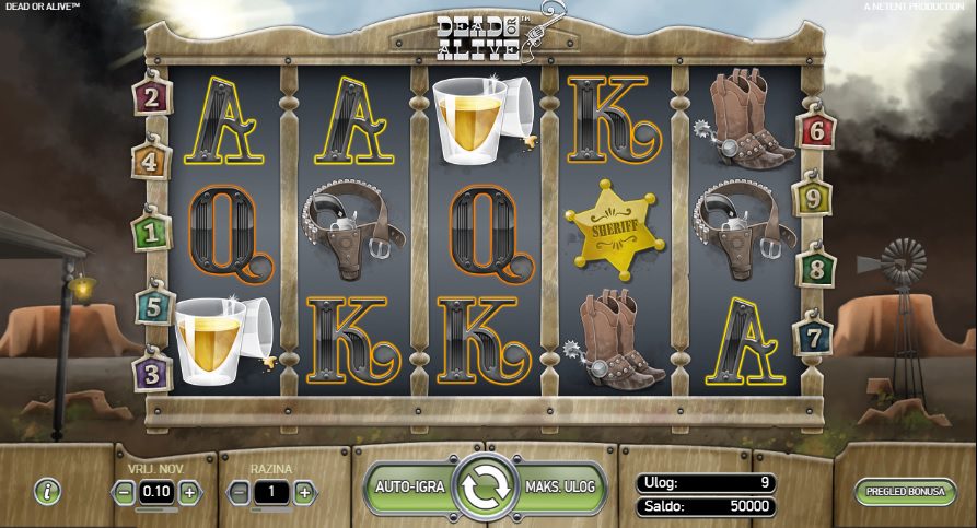 Rizk Casino Dead or Alive