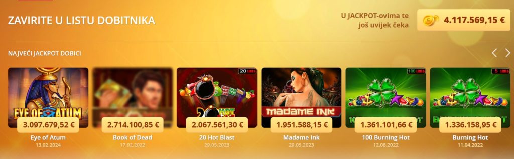 SuperSport jackpot nagrade