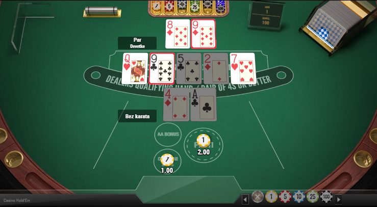 Casino Holdem poker