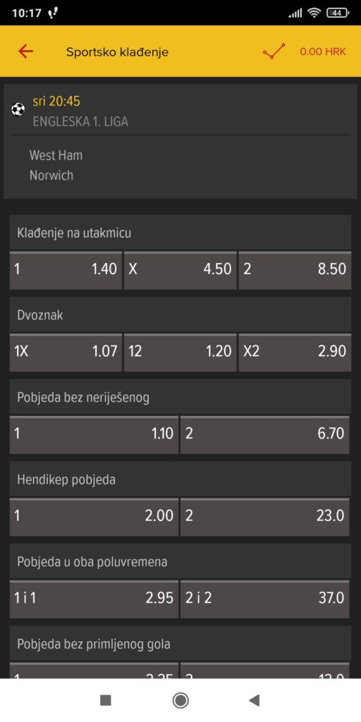 Germania aplikacija tržišta klađenja