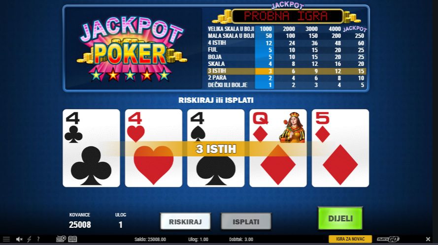 Jackpot Poker