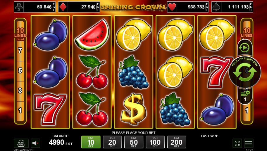 Najbolje slot igre - Shining Crown