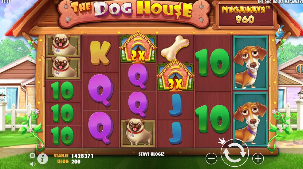 Najbolje slot igre - The Dog House Megaways