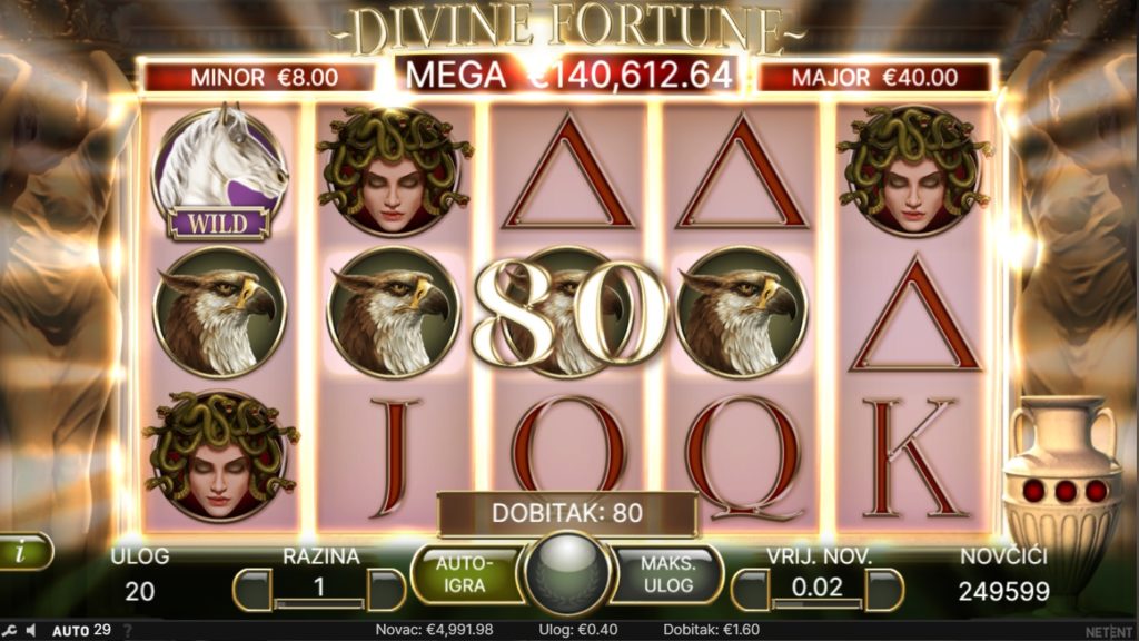 Divine Fortune Wild simbol