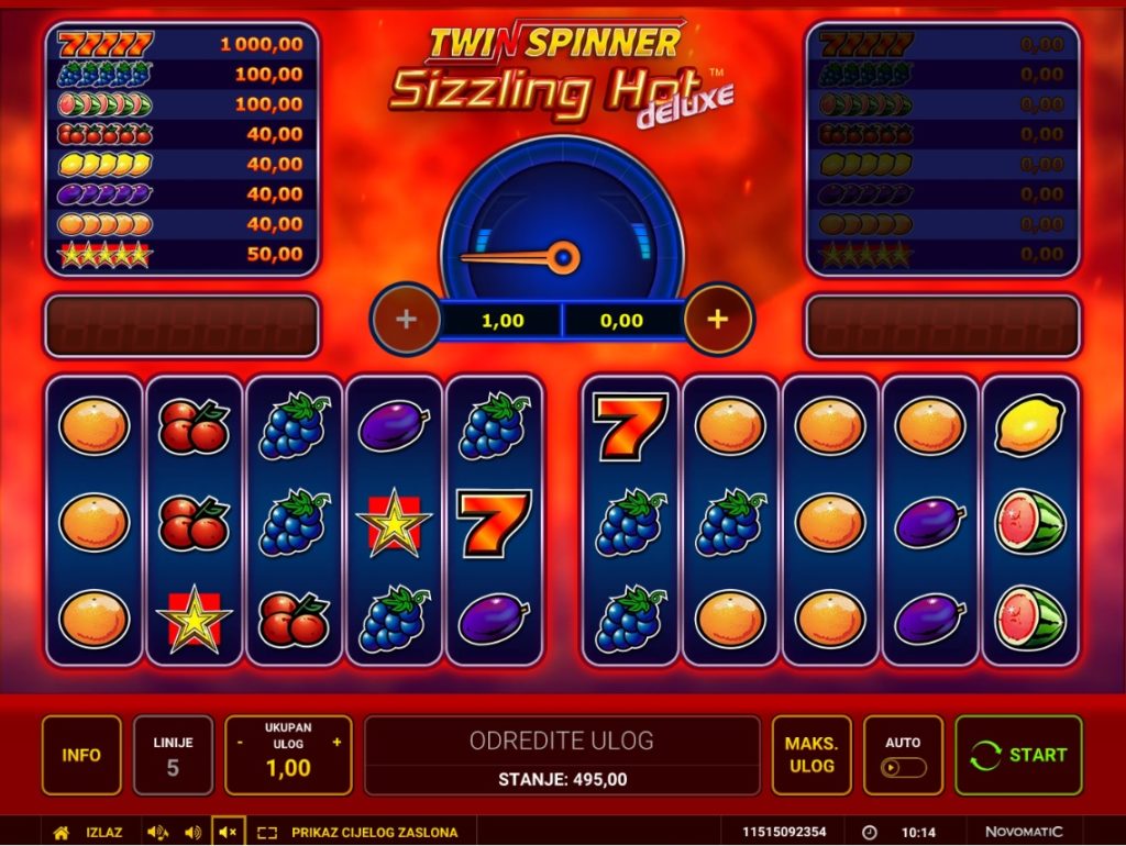 Sizzling Hot Twin Spinner